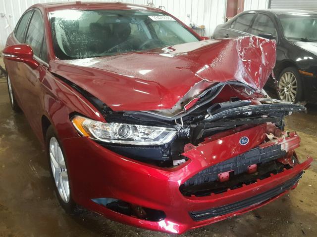 1FA6P0HD4G5131139 - 2016 FORD FUSION SE BURGUNDY photo 1