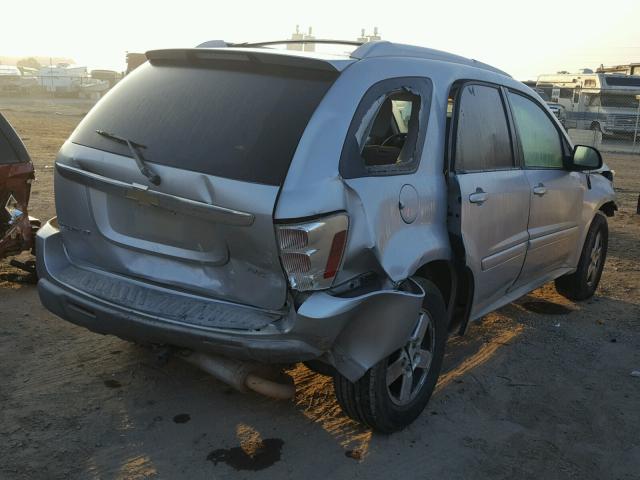 2CNDL73F456080608 - 2005 CHEVROLET EQUINOX LT SILVER photo 4