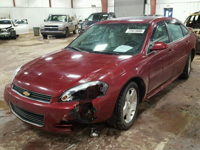 2G1WV58K581355365 - 2008 CHEVROLET IMPALA 50T RED photo 2