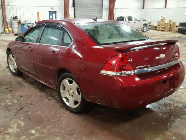 2G1WV58K581355365 - 2008 CHEVROLET IMPALA 50T RED photo 3