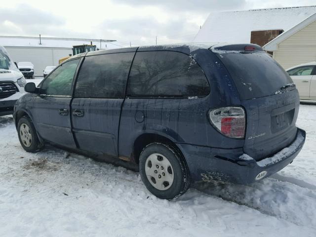 1D4GP24383B239835 - 2003 DODGE GRAND CARA BLUE photo 3