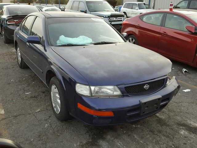 JN1CA21D0TT144743 - 1996 NISSAN MAXIMA GLE BLUE photo 1