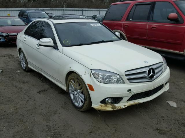 WDDGF54X89R076968 - 2009 MERCEDES-BENZ C 300 WHITE photo 1