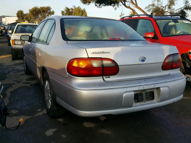 1G1ND52J42M726204 - 2002 CHEVROLET MALIBU SILVER photo 3