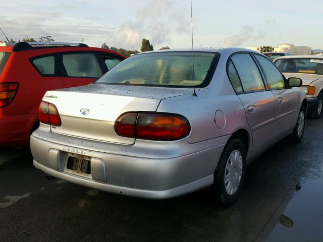 1G1ND52J42M726204 - 2002 CHEVROLET MALIBU SILVER photo 4