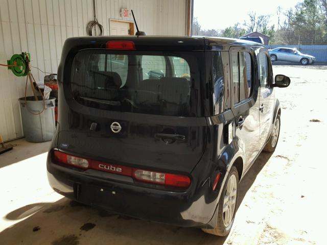 JN8AZ2KR6AT170885 - 2010 NISSAN CUBE BASE BLACK photo 4