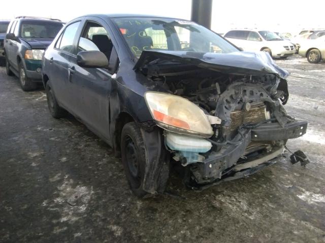 JTDBT923771015403 - 2007 TOYOTA YARIS GRAY photo 1