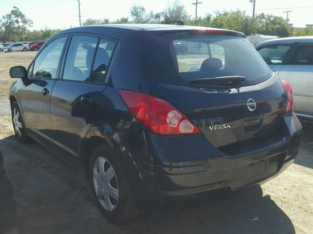 3N1BC13E47L370588 - 2007 NISSAN VERSA S BLUE photo 3