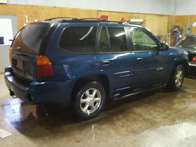 1GKDT13S852233152 - 2005 GMC ENVOY BLUE photo 4