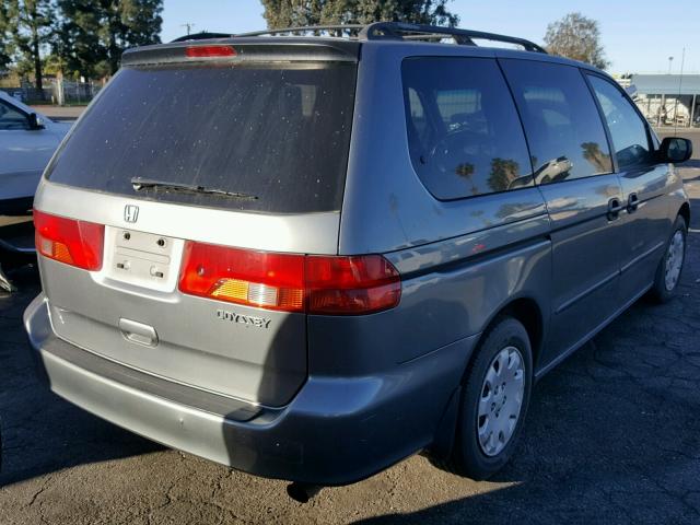 2HKRL1858YH505903 - 2000 HONDA ODYSSEY LX GRAY photo 4