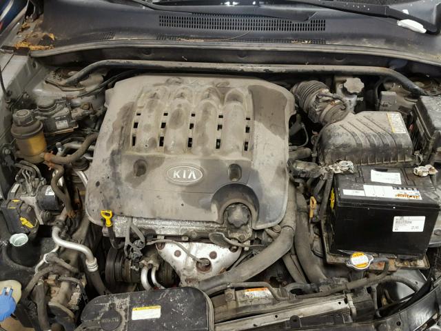 KNDJE723677420840 - 2007 KIA SPORTAGE E GRAY photo 7