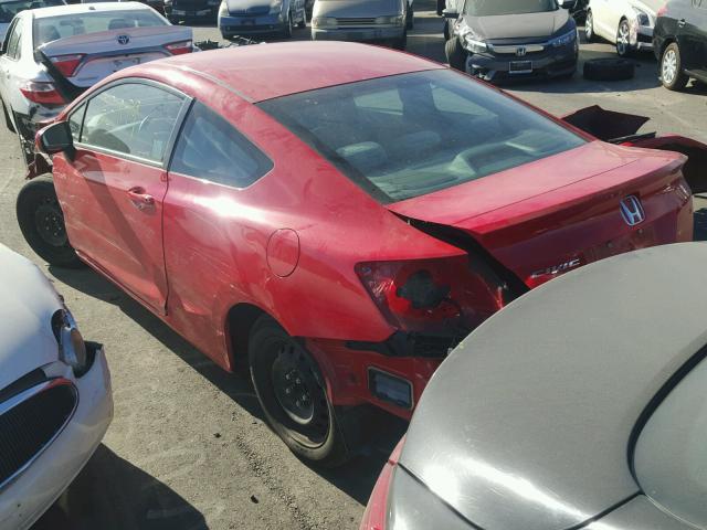 2HGFG3B53EH517815 - 2014 HONDA CIVIC LX RED photo 3