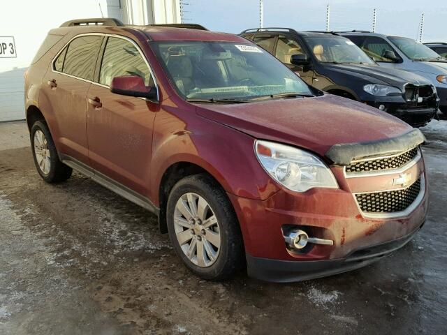 2CNFLNEY8A6405492 - 2010 CHEVROLET EQUINOX LT RED photo 1