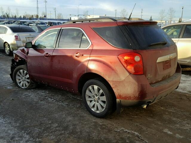 2CNFLNEY8A6405492 - 2010 CHEVROLET EQUINOX LT RED photo 3