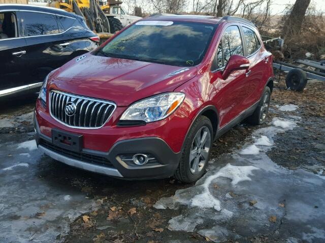 KL4CJCSB7EB711632 - 2014 BUICK ENCORE RED photo 2