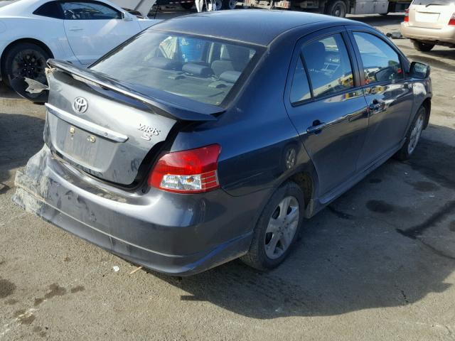 JTDBT923971154870 - 2007 TOYOTA YARIS CHARCOAL photo 4