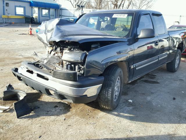 2GCEC19T541249758 - 2004 CHEVROLET SILVERADO CHARCOAL photo 2