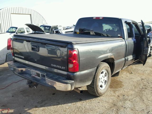 2GCEC19T541249758 - 2004 CHEVROLET SILVERADO CHARCOAL photo 4