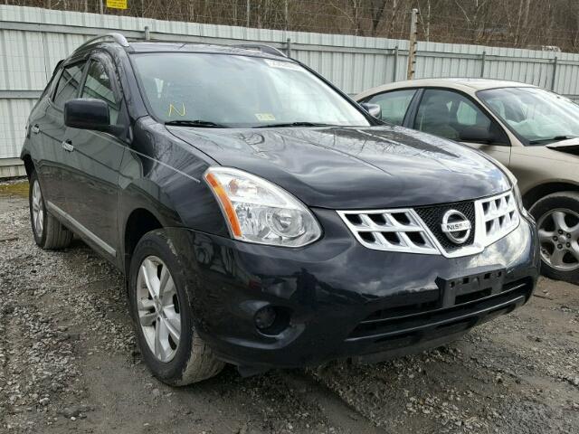 JN8AS5MV8CW350743 - 2012 NISSAN ROGUE S BLACK photo 1