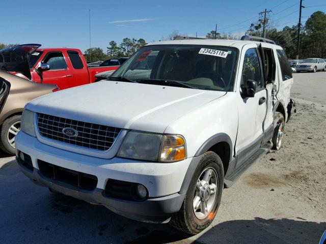 1FMZU63K73UC10700 - 2003 FORD EXPLORER X WHITE photo 2