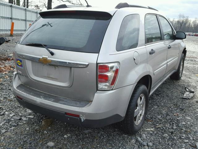 2CNDL23F586302919 - 2008 CHEVROLET EQUINOX LS SILVER photo 4