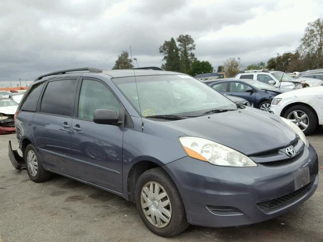 5TDZA23C56S580521 - 2006 TOYOTA SIENNA CE GRAY photo 1