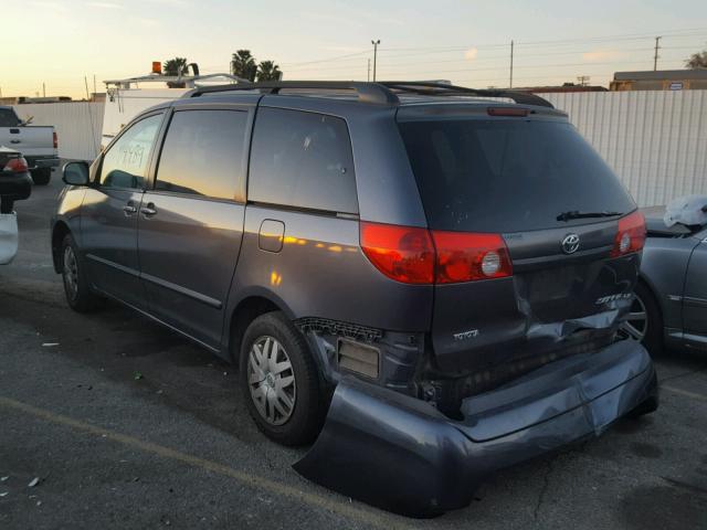 5TDZA23C56S580521 - 2006 TOYOTA SIENNA CE GRAY photo 3