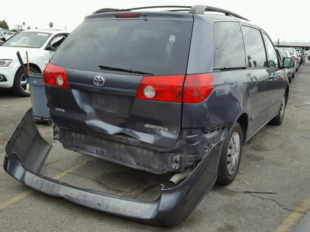 5TDZA23C56S580521 - 2006 TOYOTA SIENNA CE GRAY photo 4