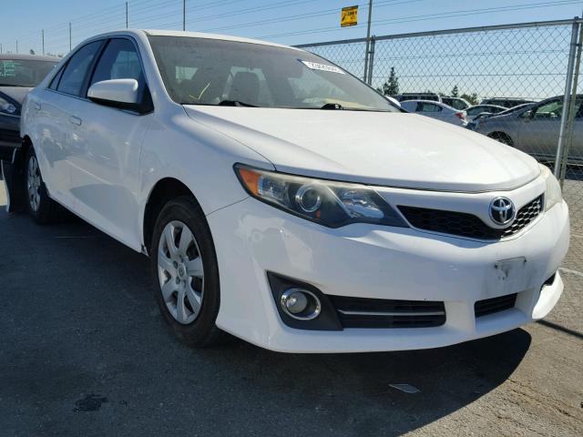 4T1BF1FK0CU609667 - 2012 TOYOTA CAMRY BASE WHITE photo 1