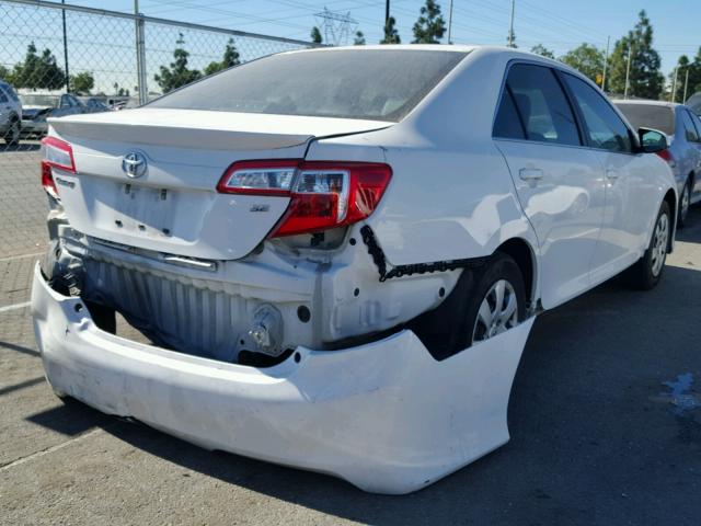 4T1BF1FK0CU609667 - 2012 TOYOTA CAMRY BASE WHITE photo 4