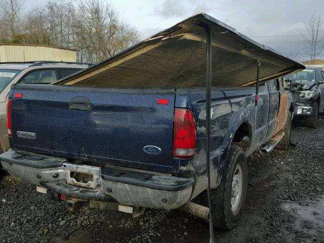 1FTSX21P56EB89557 - 2006 FORD F250 SUPER BLUE photo 4