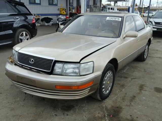 JT8UF11E4M0082027 - 1991 LEXUS LS 400 GOLD photo 2