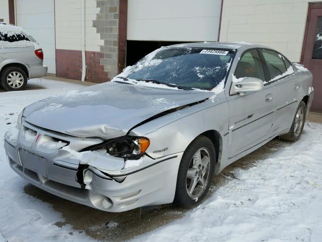 1G2NW52E61C157692 - 2001 PONTIAC GRAND AM G SILVER photo 2