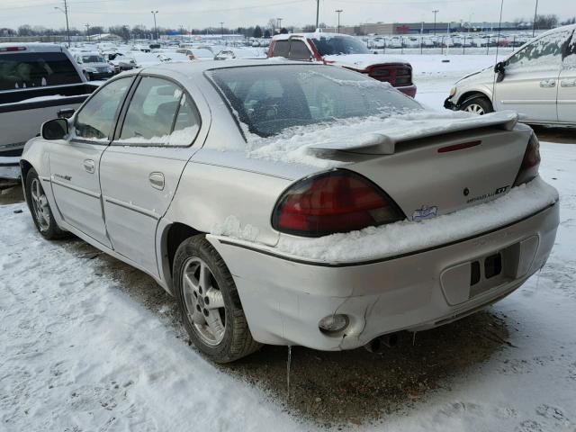 1G2NW52E61C157692 - 2001 PONTIAC GRAND AM G SILVER photo 3