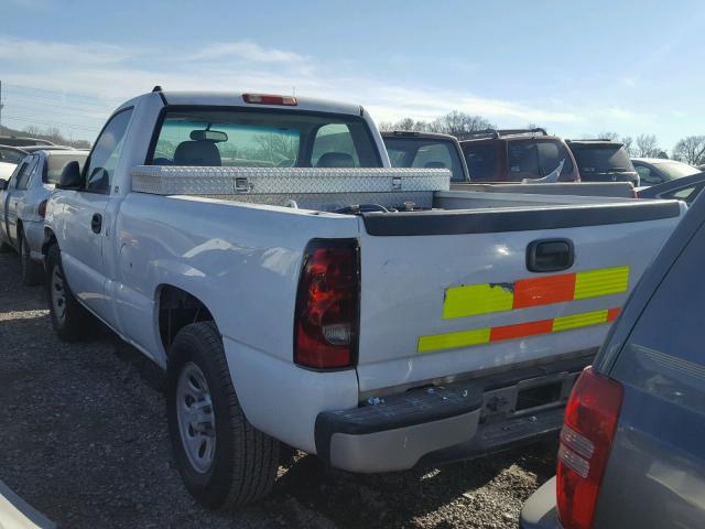 1GCEK14X15Z287686 - 2005 CHEVROLET SILVERADO WHITE photo 3