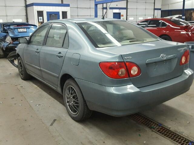 1NXBR30E85Z501550 - 2005 TOYOTA COROLLA CE GREEN photo 3