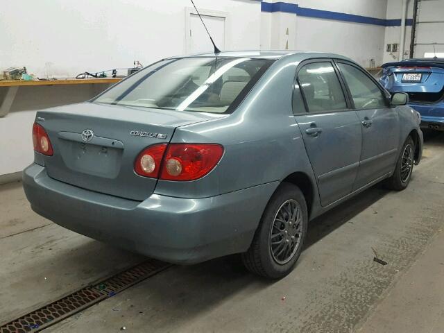 1NXBR30E85Z501550 - 2005 TOYOTA COROLLA CE GREEN photo 4