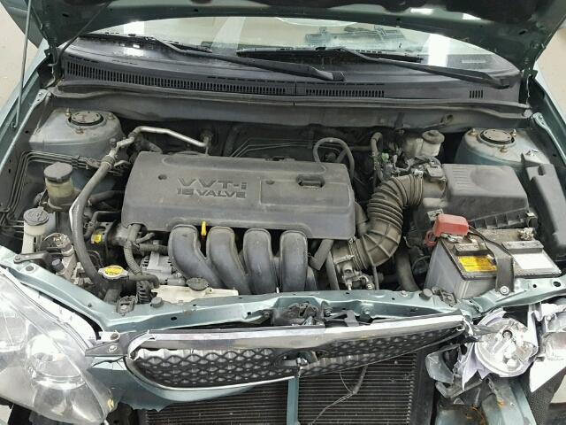 1NXBR30E85Z501550 - 2005 TOYOTA COROLLA CE GREEN photo 7