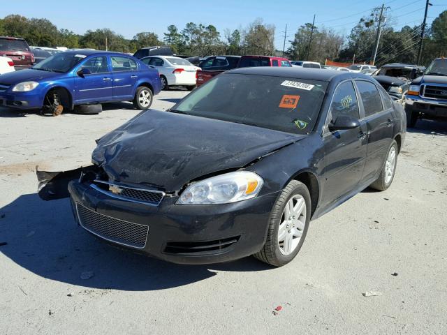 2G1WG5E39C1272084 - 2012 CHEVROLET IMPALA LT BLACK photo 2