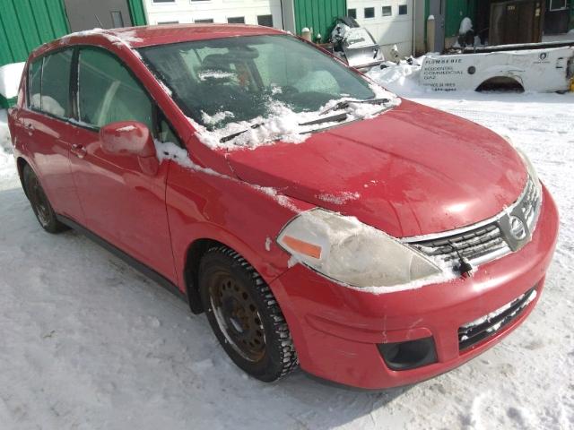 3N1BC13E49L385952 - 2009 NISSAN VERSA S RED photo 1