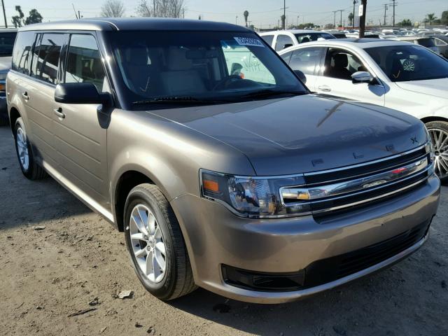 2FMGK5B8XEBD42565 - 2014 FORD FLEX SE GRAY photo 1