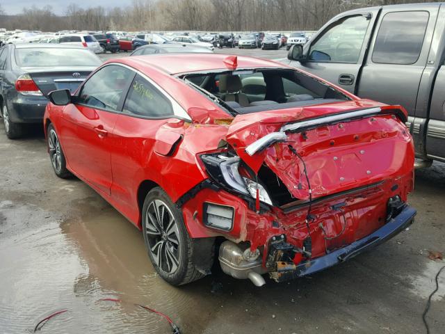 2HGFC3B72HH354317 - 2017 HONDA CIVIC EXL RED photo 3