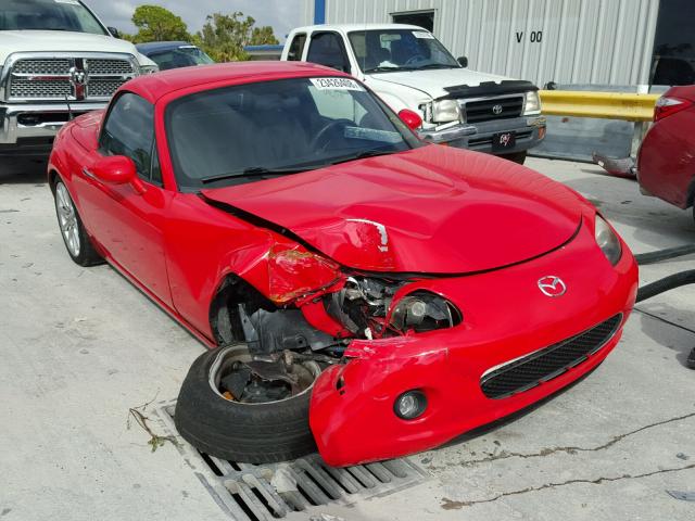 JM1NC26F680152221 - 2008 MAZDA MX-5 MIATA RED photo 1