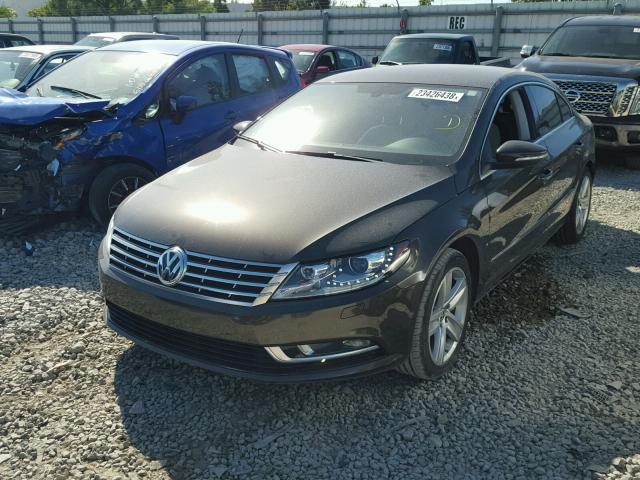 WVWBP7AN4EE501538 - 2014 VOLKSWAGEN CC SPORT BROWN photo 2