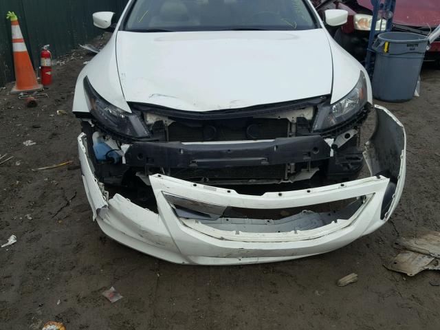 1HGCS1B8XCA014441 - 2012 HONDA ACCORD EXL WHITE photo 9