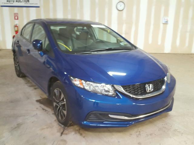 19XFB2F8XFE207895 - 2015 HONDA CIVIC EX BLUE photo 1