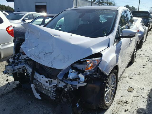 1FADP5BUXEL512659 - 2014 FORD C-MAX SEL WHITE photo 2