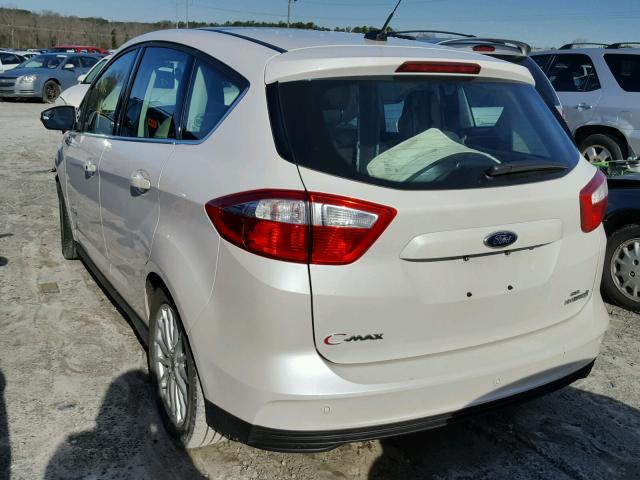 1FADP5BUXEL512659 - 2014 FORD C-MAX SEL WHITE photo 3