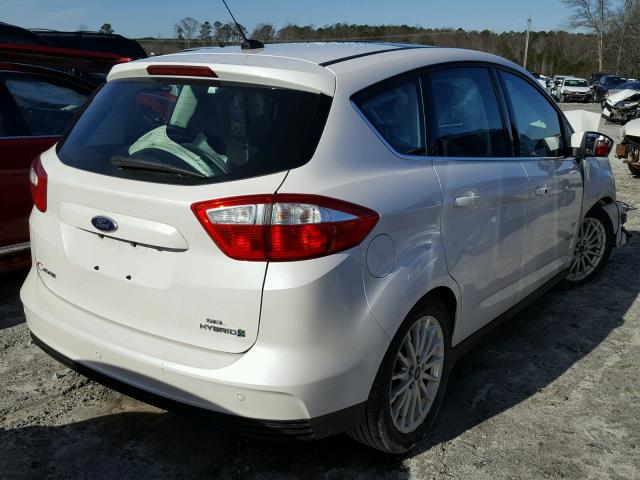 1FADP5BUXEL512659 - 2014 FORD C-MAX SEL WHITE photo 4