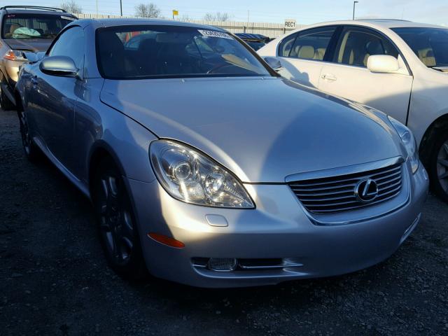 JTHFN45Y489020145 - 2008 LEXUS SC 430 SILVER photo 1